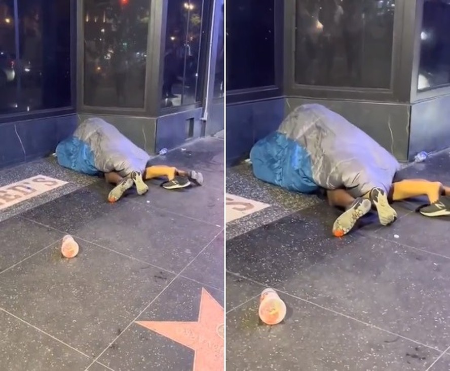 Casal viraliza fazendo sexo na Calçada da Fama de Hollywood