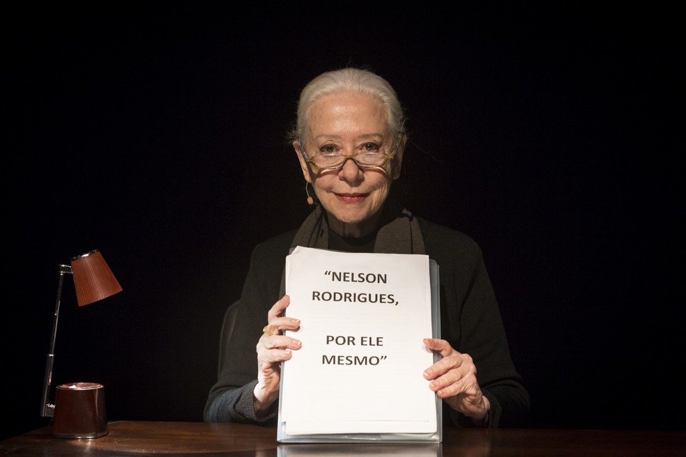 Fernanda Montenegro faz leituras dramáticas baseadas na obra “ Nelson Rodrigues por ele mesmo ” — Foto: Matheus José Maria/Divulgação