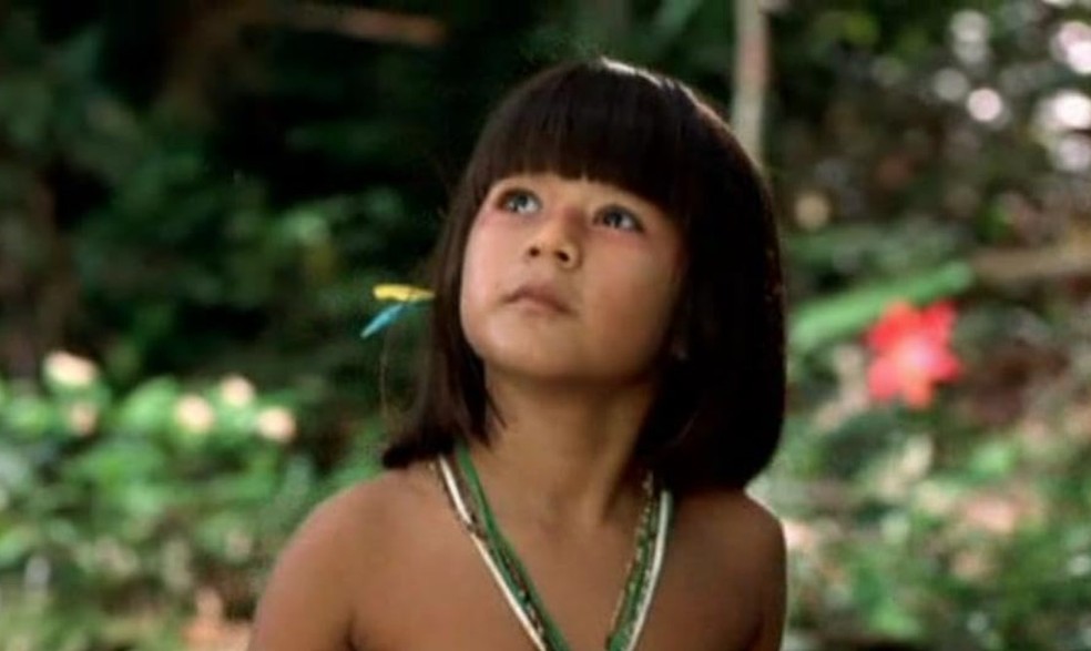 Eunice Baía em 'Tainá, uma aventura na Amazônia' — Foto: Divulgação