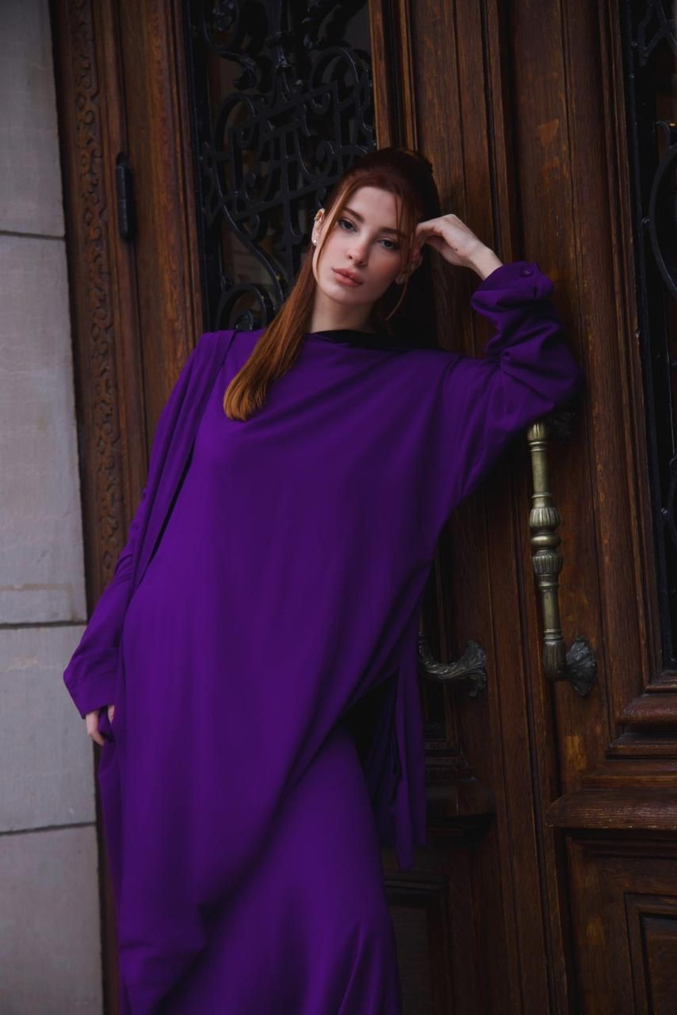 Bruna Altieri participa de desfile da filha de Yohji Yamamoto na Paris Fashion Week — Foto: Divulgação