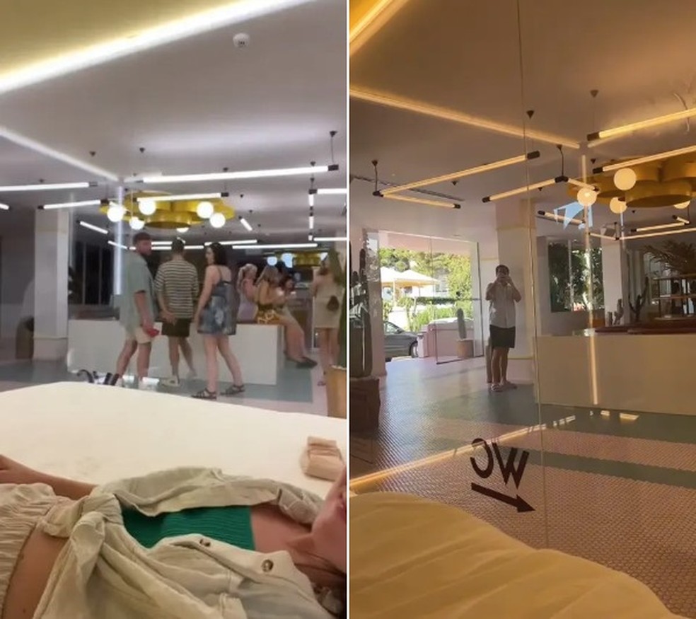 Hotel em Ibiza oferece suíte grátis, mas todo mundo vê o que acontece no quarto — Foto: Reprodução/TikTok