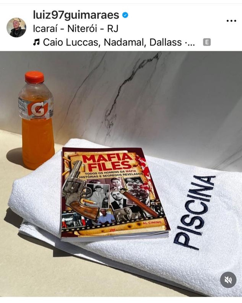Luiz Guimarães é fã da máfia — Foto: reprodução/ instagram