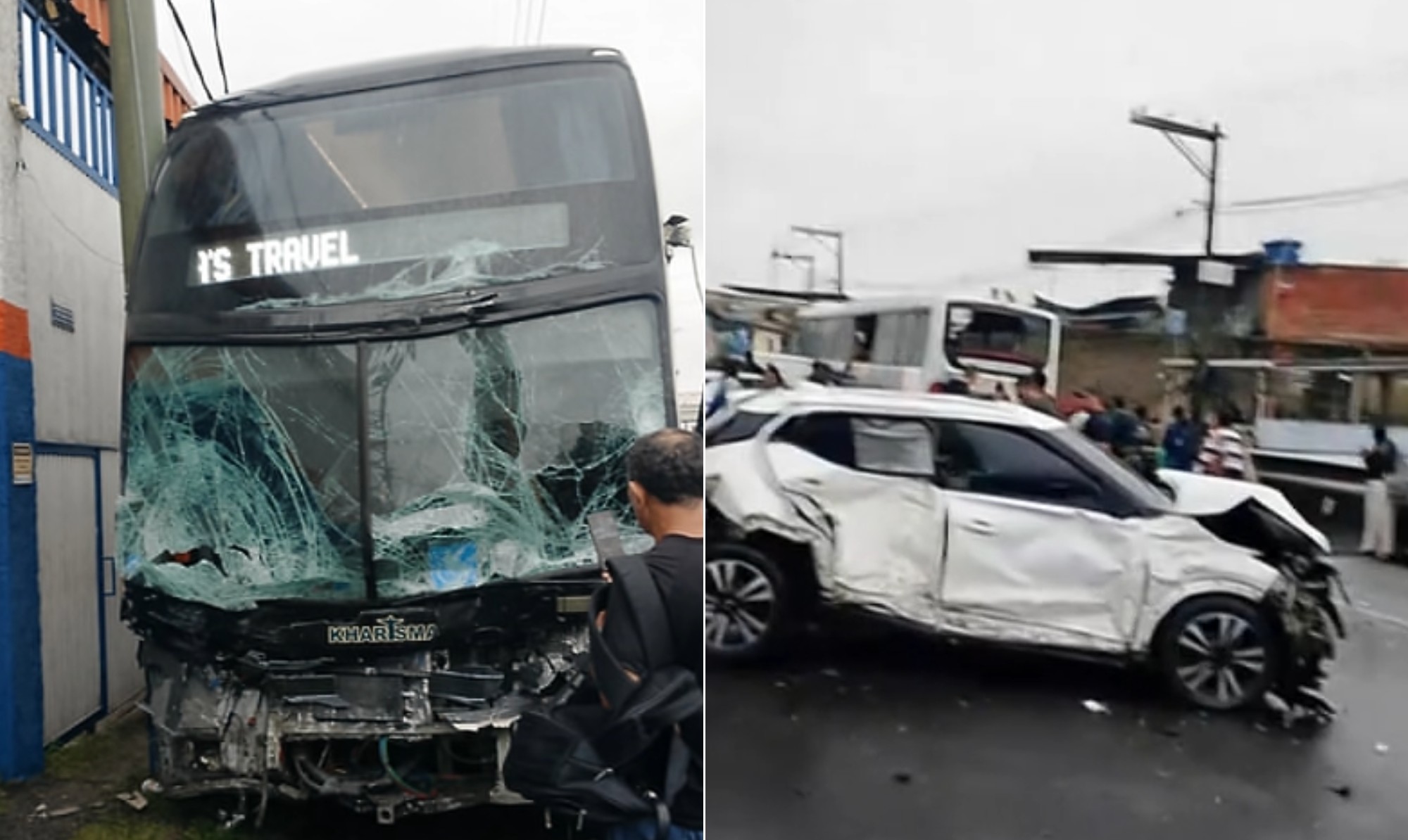Engavetamento com mais de 20 veículos na Presidente Dutra deixa um morto e bloqueia tráfego no sentido Rio