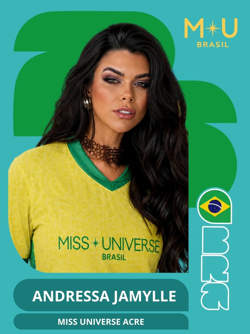 Candidata ao Miss Universe Brasil 2026 — Foto: Divulgação/Miss Universe Brasil