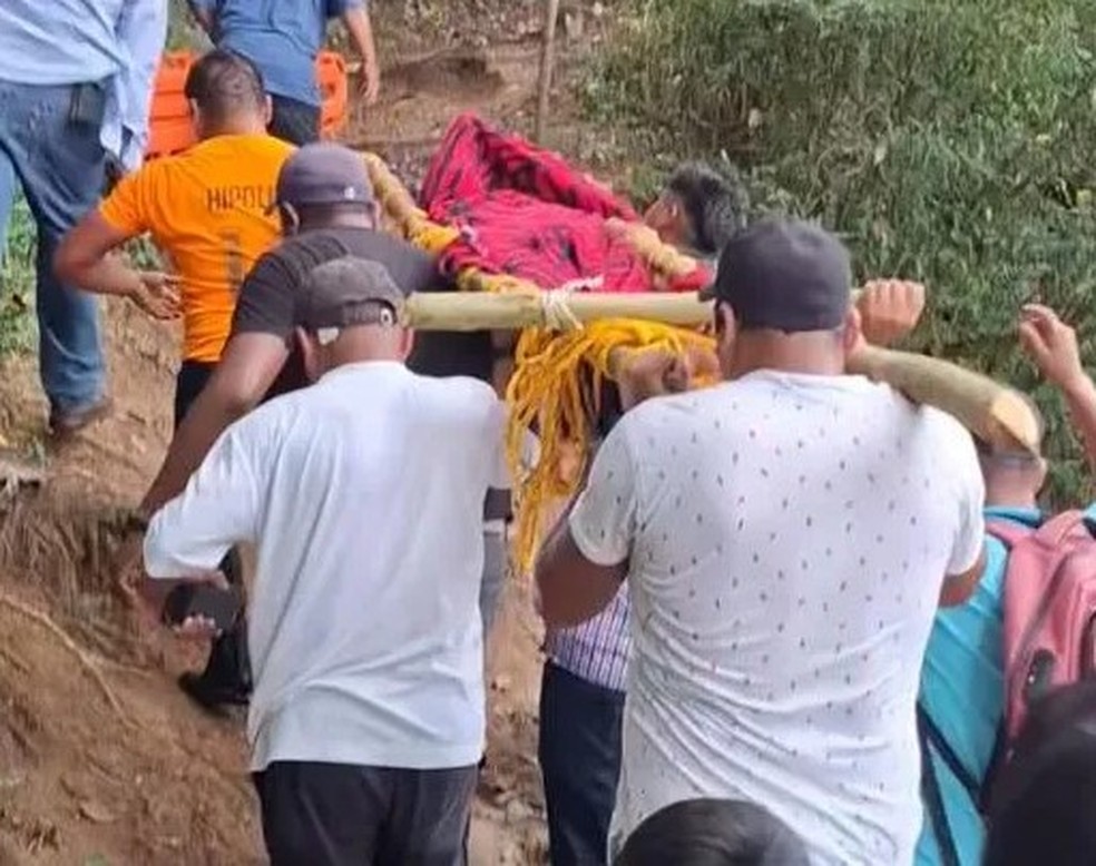 Erasto Crisanto Vald&eacute;z foi resgatado ap&oacute;s passar 15 dias em bolha de ar em caverna no M&eacute;xico &mdash; Foto: Reprodu&ccedil;&atilde;o/Municipal Government of Uxpanapa 2026-2029