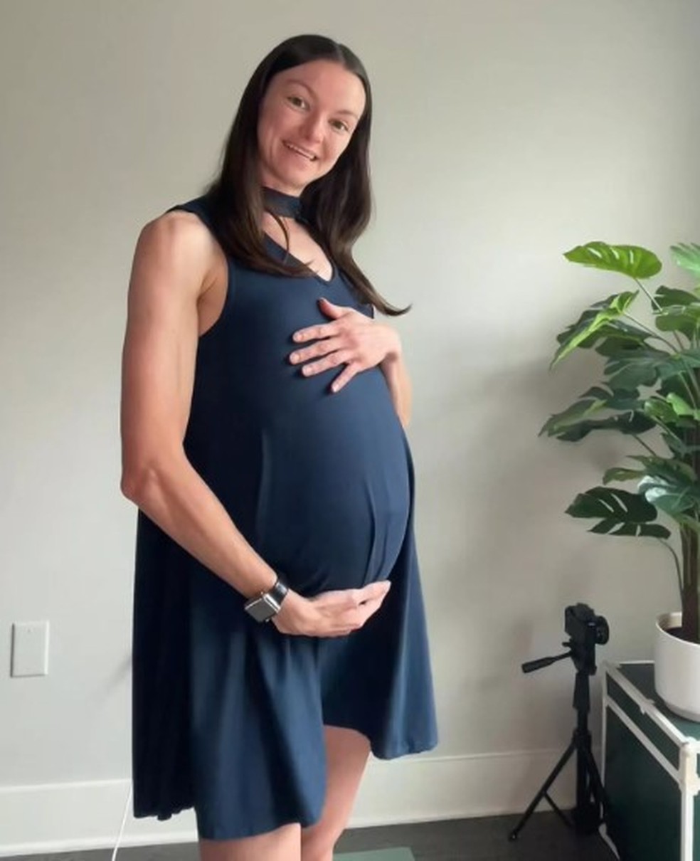 Megan Johnson era confundida com gr&aacute;vida &mdash; Foto: Reprodu&ccedil;&atilde;o/Megan Johnson