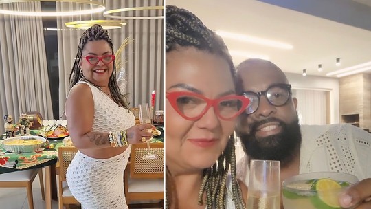 Babi Cruz celebra primeiro Natal com namorado após perda de Arlindo Cruz