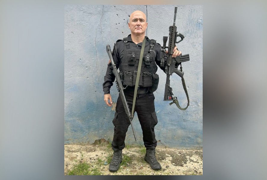 O sargento Kelvyton de Oliveira morreu durante uma operação o Conjunto do Ipase