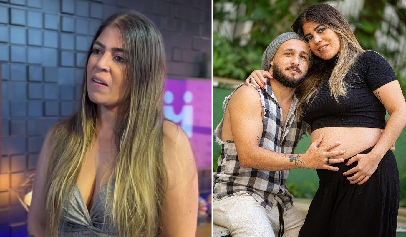 Bruna Surfistinha acusa o ex-marido, pai das duas filhas, de agress&atilde;o &mdash; Foto: Reprodu&ccedil;&atilde;o/YouTube e Extra