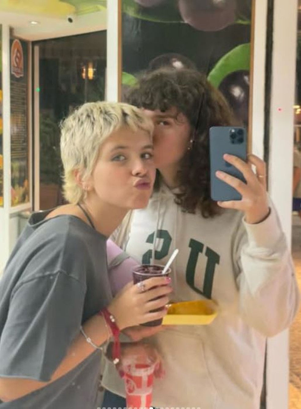 Flor Gil e Nikita — Foto: rep/ instagram
