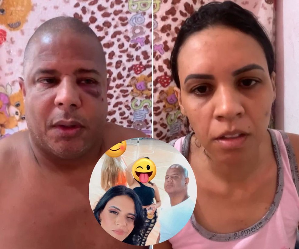 Mulher casada em vdeo com Marcelinho Carioca aperece postou foto com ele h um ano  Foto: Instagram