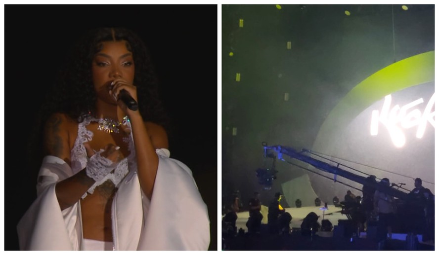 Ludmilla no Palco Mundo e preparação do seu show minutos antes de sua entrada