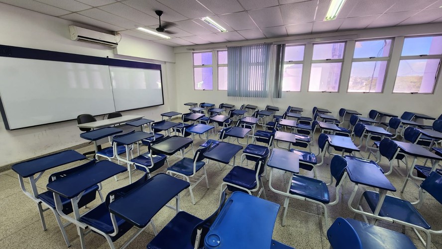 Sala de aula vazia