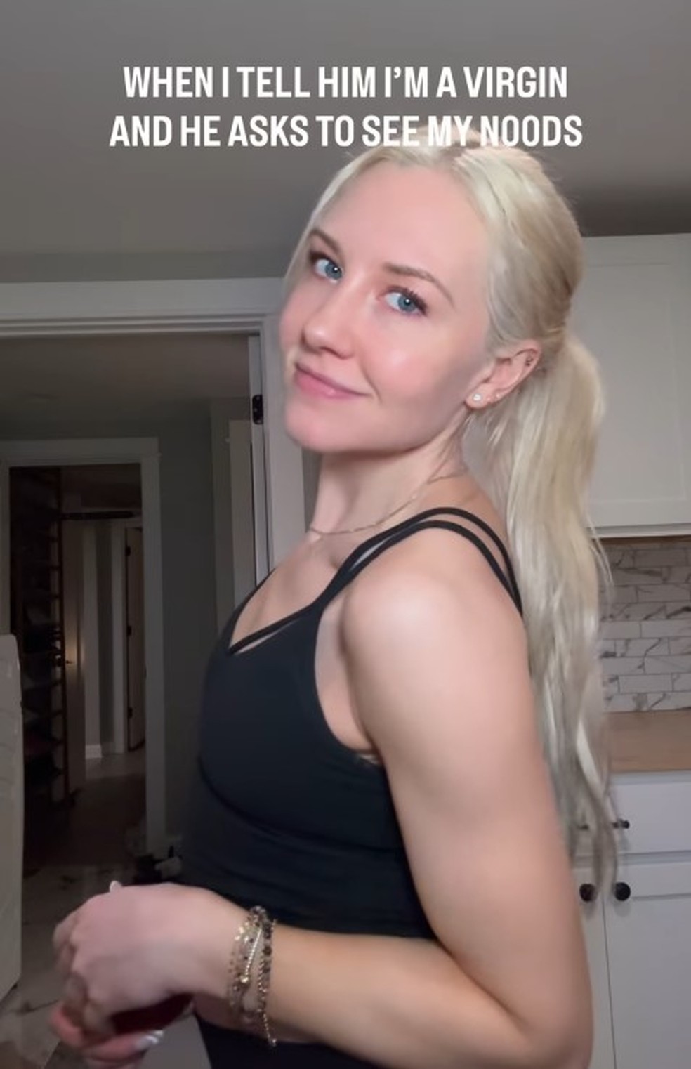 Lauren Harkins, virgem aos 35 &mdash; Foto: Reprodu&ccedil;&atilde;o/Instagram