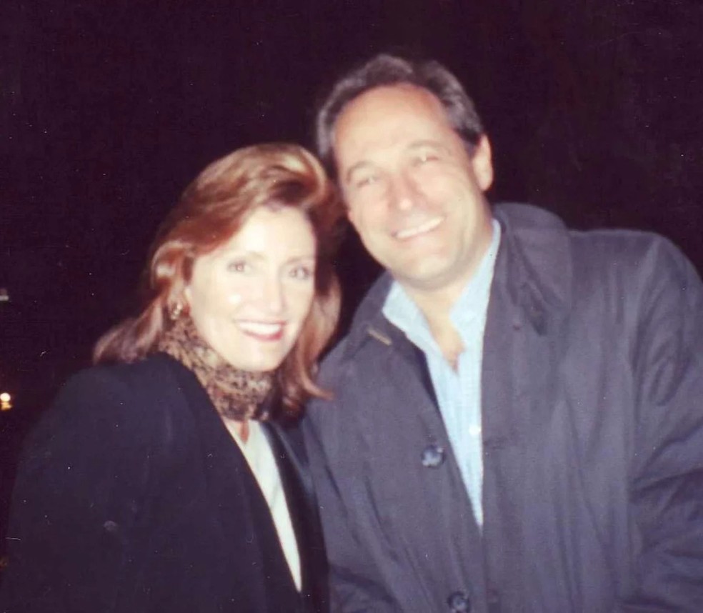 Foto tirada no dia em que o casal se conheceu, em 1999 — Foto: Reprodução