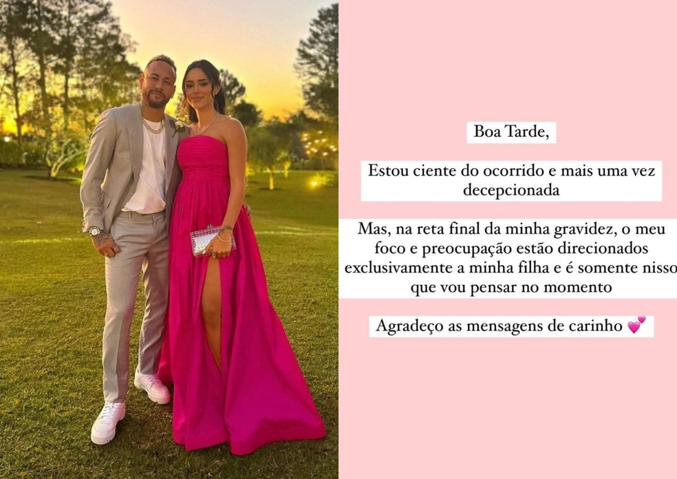 Bruna Biancardi e Neymar — Foto: Reprodução