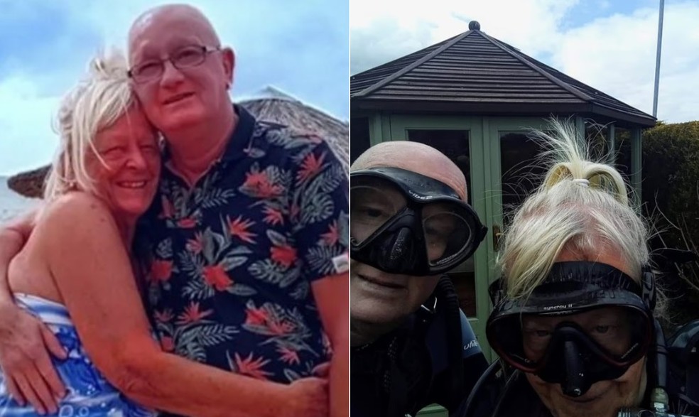 Elaine e Malcolm Richmond, de 70 e 71 anos — Foto: Reprodução/Facebook