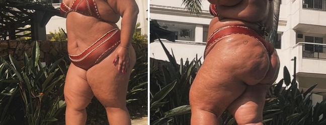 Filha de Arlindo Cruz expõe gordofobia após fotos de biquíni — Foto: Instagram