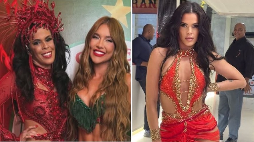 Luciene Santtinha é musa e professora de samba na Grande Rio - Foto: Reprodução 