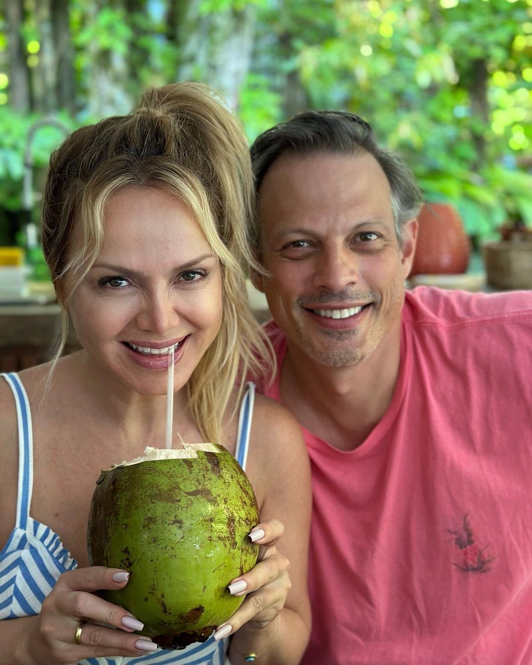 Eliana leva marido para estreia de programa na Globo: Adriano Ricco é ...
