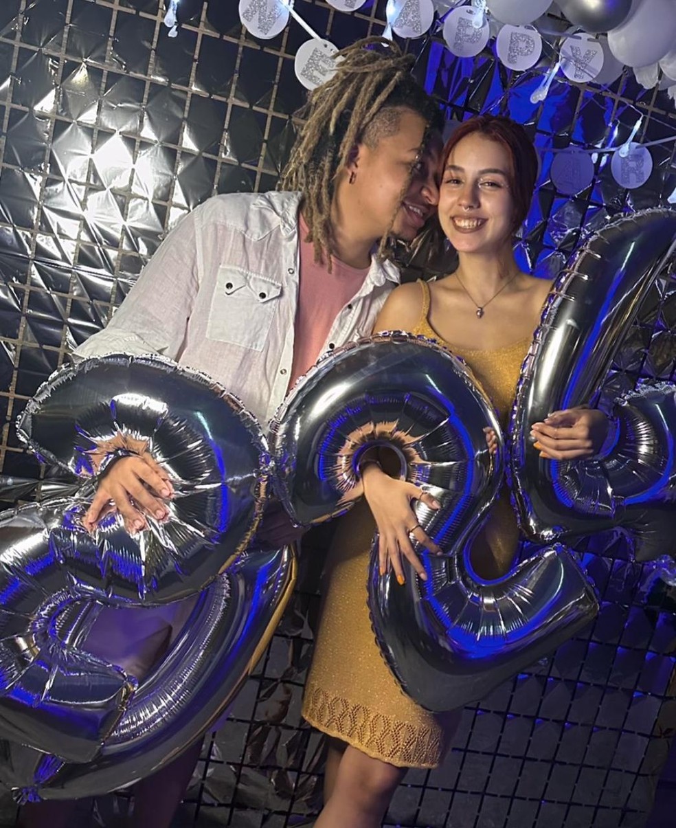 JP Rufino com a namorada — Foto: Instagram