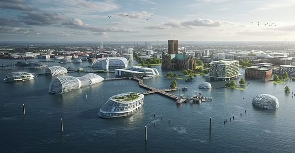 A Hull (Inglaterra) 'de 2100' — Foto: ImageFX