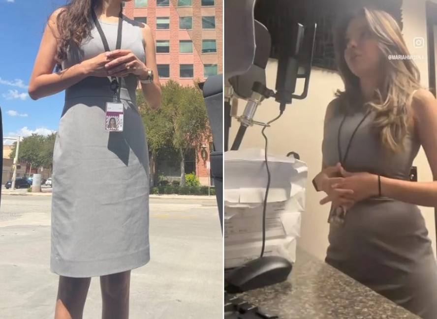 Advogada Mariah Medina foi repreendida por juíza em tribunal no Texas por usar vestido que mostra os ombros