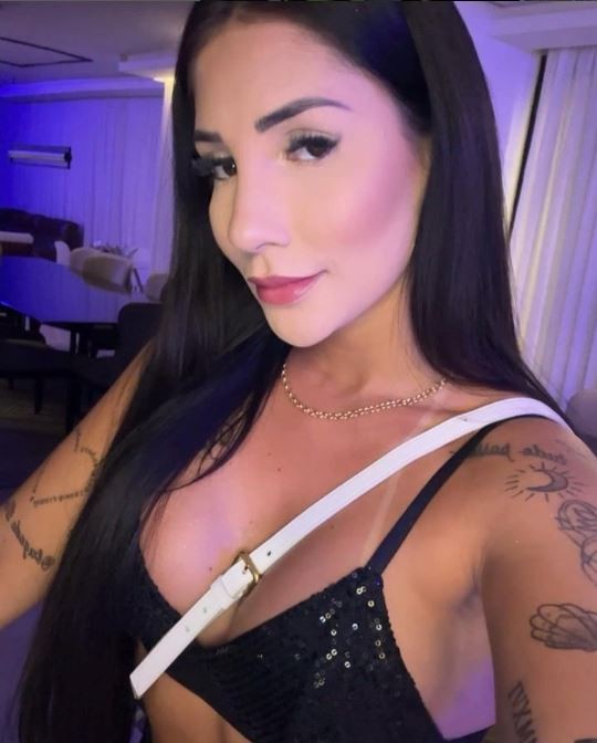 Greice Gonçalves, mulher do jogador Gerson do Flamengo — Foto: rep/ instagram