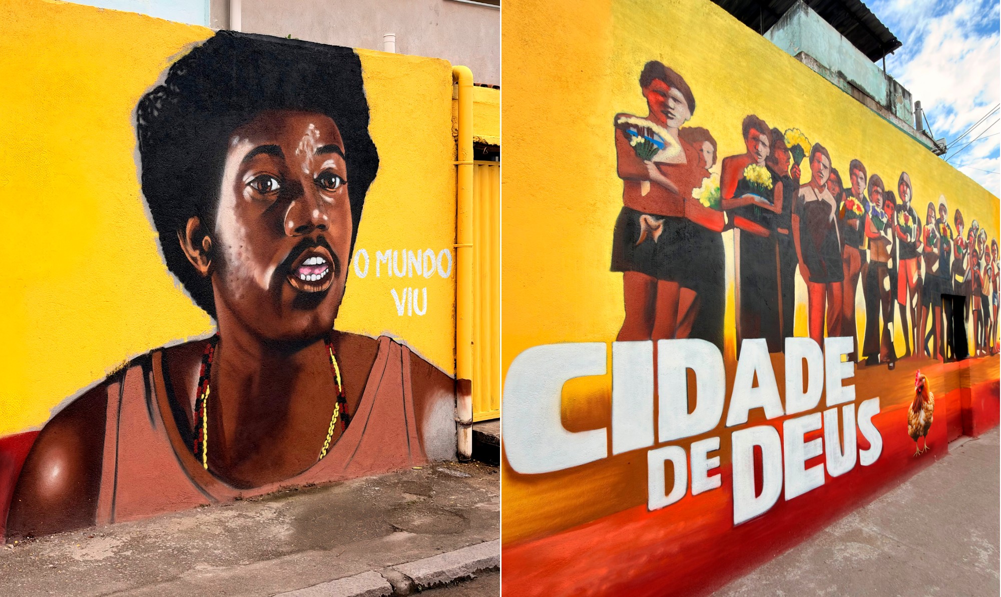 Filme Cidade de Deus  homenageado com arte na comunidade | Entretenimento - Imagem 2 | QTU - Notícias