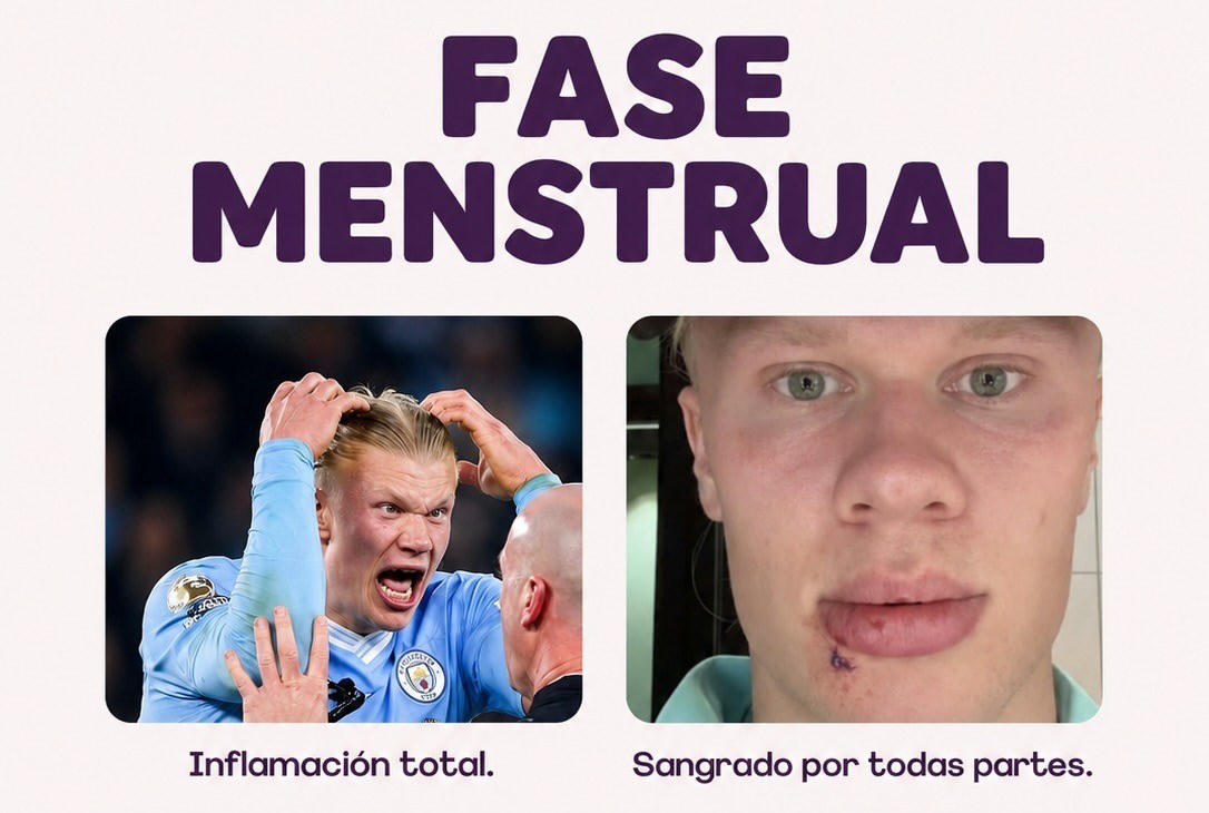Norueguês pop: profissionais da saúde usam imagens de Haaland para explicar o ciclo menstrual