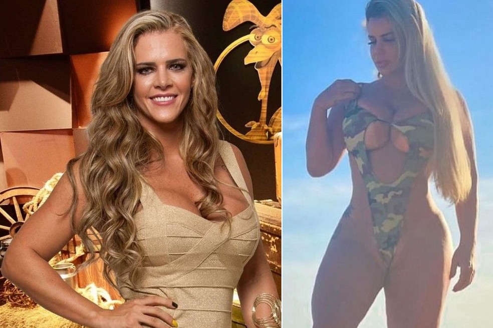 Furacão da CPI, Denise Rocha choca fãs com micro maiô — Foto: Instagram