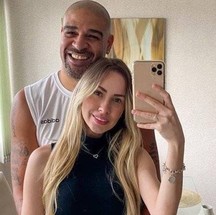 Adriano e Victória Moreira — Foto: Reprodução/Instagram