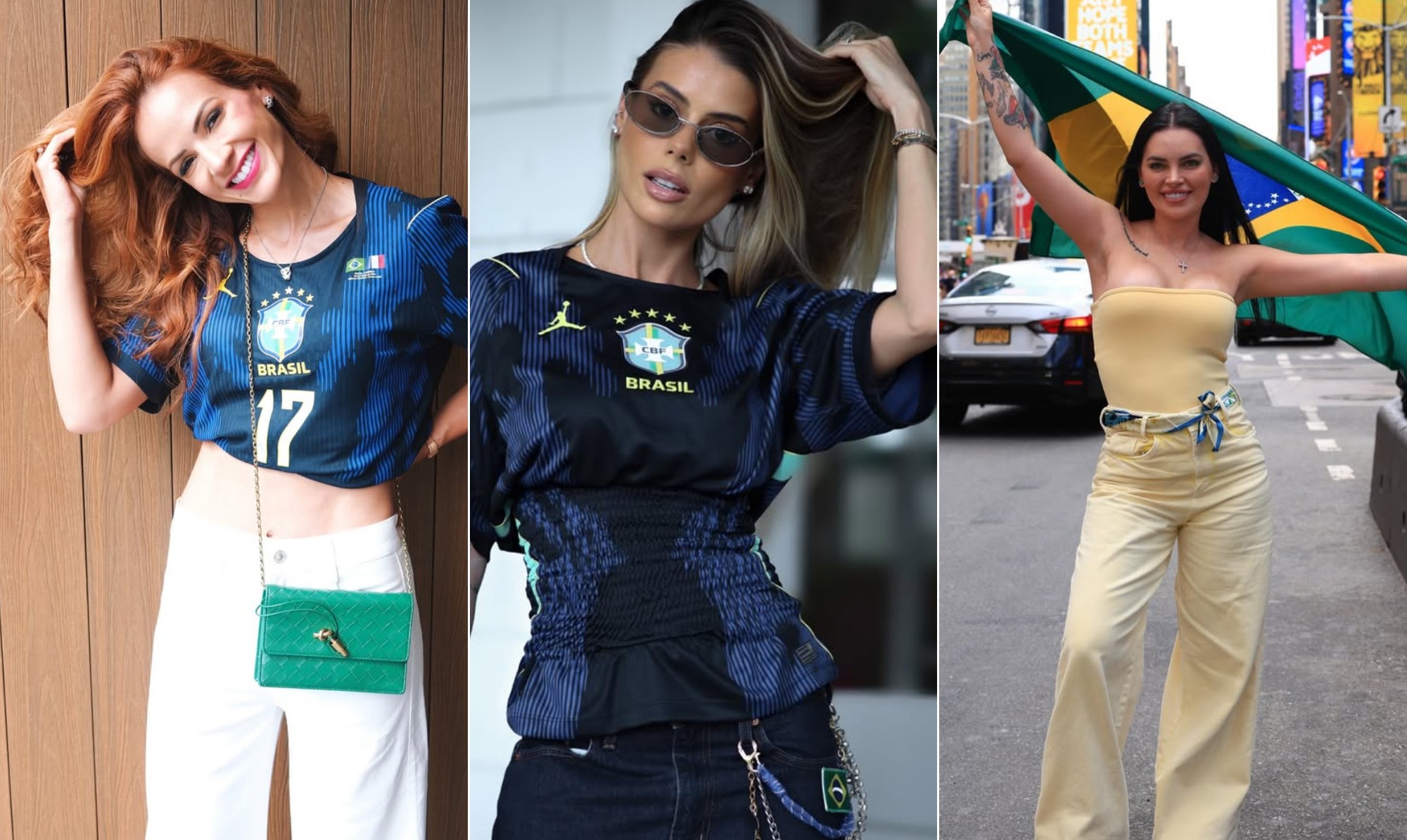 Seleção Brasileira: Veja os looks das parceiras para o jogo contra o Haiti
