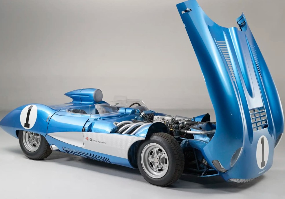 Corvette super-raro com carroceria de magn&eacute;sio futurista vai a leil&atilde;o e deve sair por mais de R$ 42 milh&otilde;es &mdash; Foto: Divulga&ccedil;&atilde;o