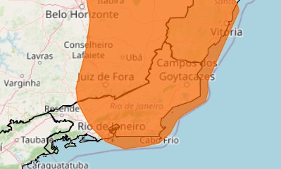 Chuva no Rio: regiões Norte, Noroeste e Serrana do estado têm alerta de perigo meteorológico