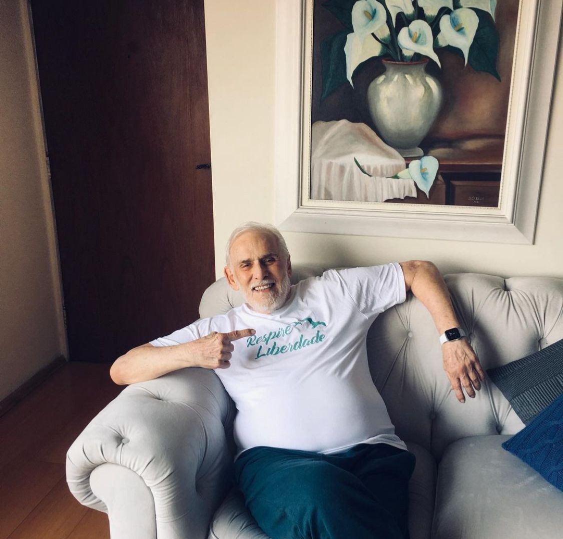 Francisco Cuoco em casa — Reprodução/Instagram