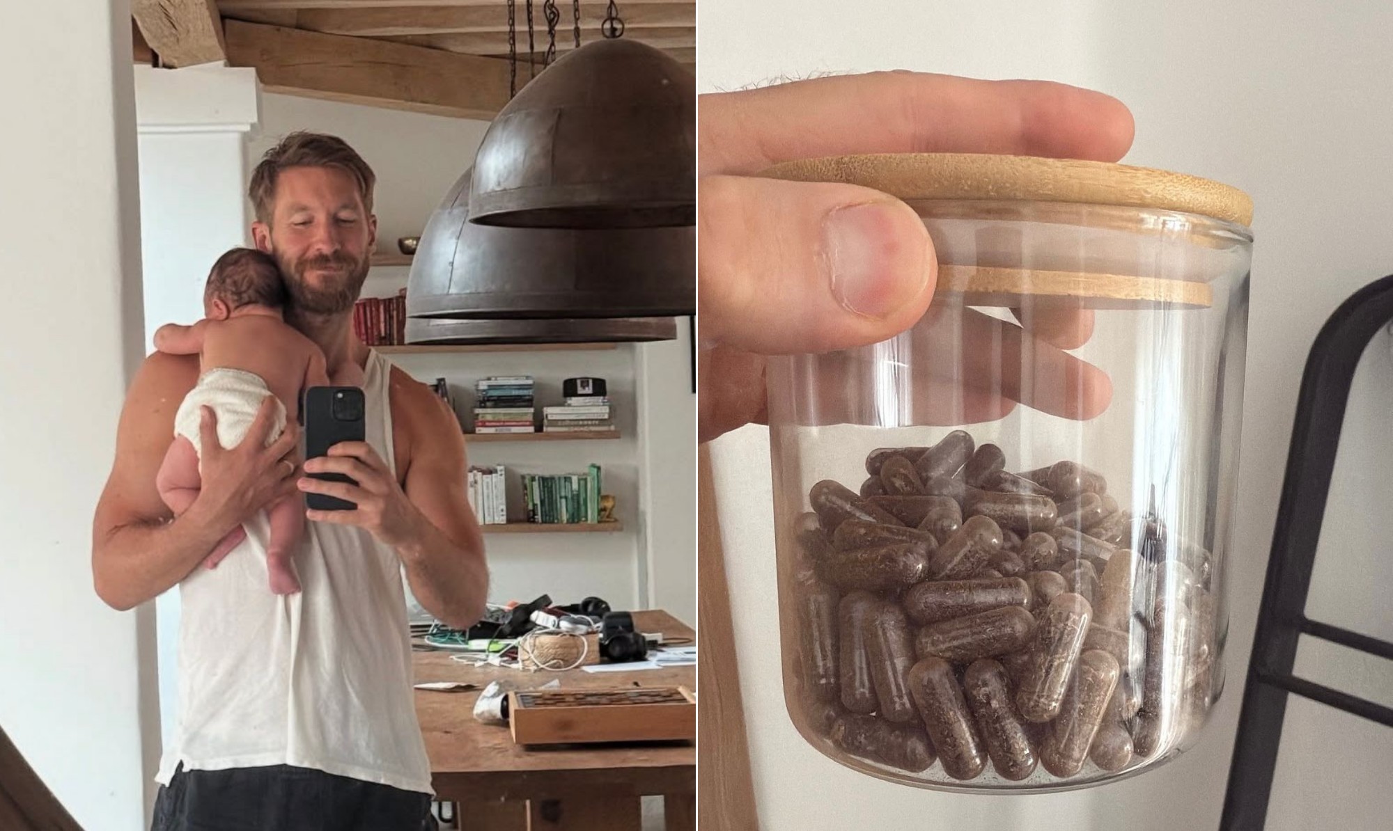 Atração deste domingo no Rock in Rio, Calvin Harris já transformou placenta da esposa em cápsulas para consumo