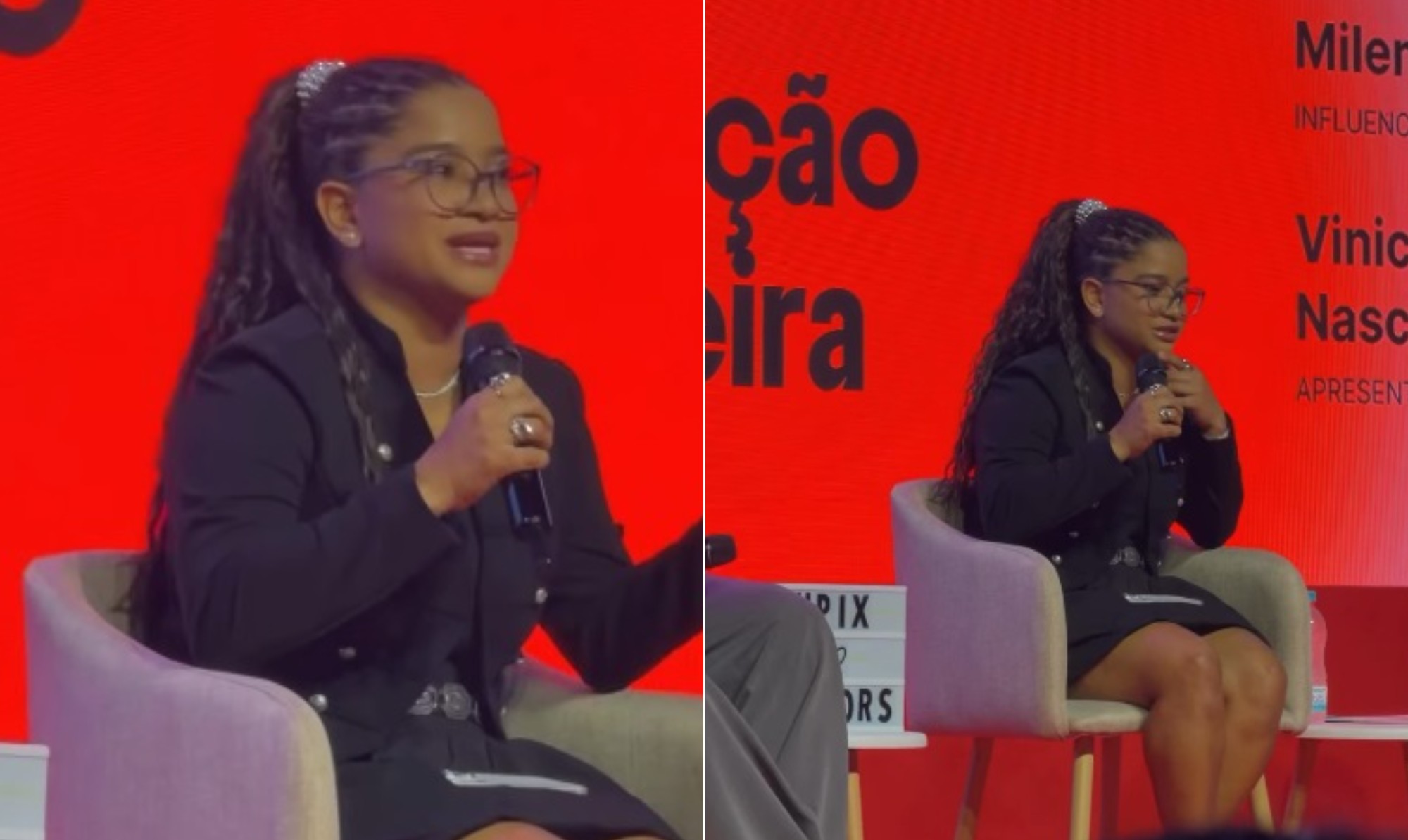 Tia Milena diz que ainda esperam que ela 'parta para brigas' e reflete: 'Sou reativa, mas não posso mais'