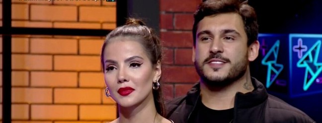 Luana Andrade participou do "Power Couple" com o namorado, Jo&atilde;o Hadad, &mdash; Foto: Record