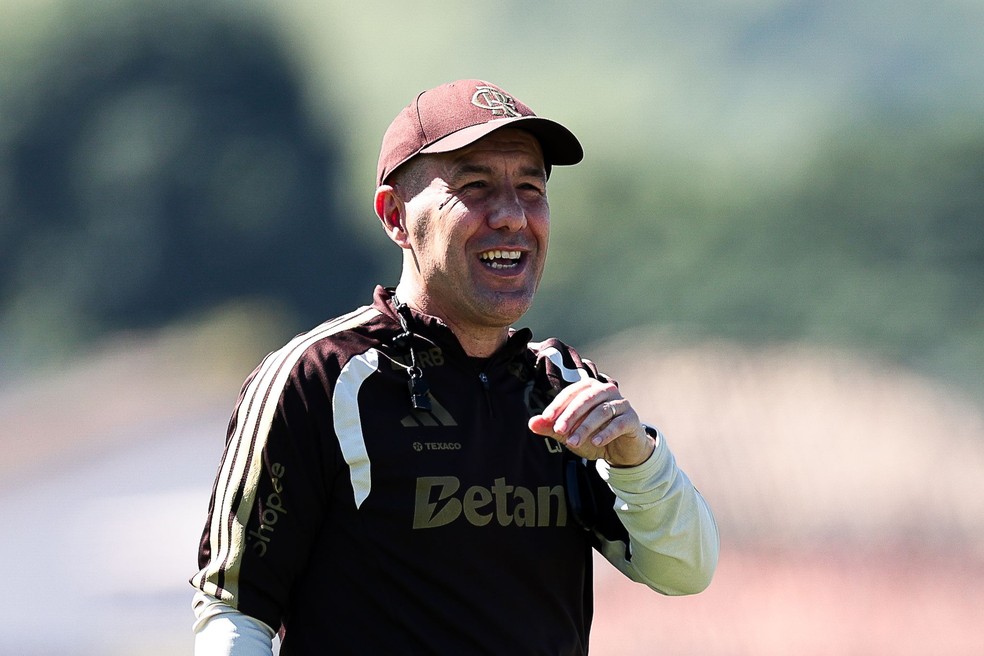 Leonardo Jardim, treinador do Flamengo — Foto: Gilvan de Souza/Flamengo