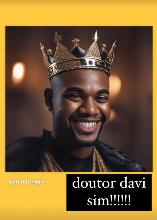 Carolina Dieckmann comemora vitória de Davi no 'BBB 24' — Foto: Reprodução/Instagram