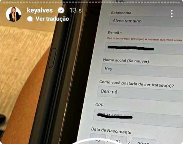 Key Alves é cadastrada em sócio-torcedor do Vasco e do Botafogo após ...