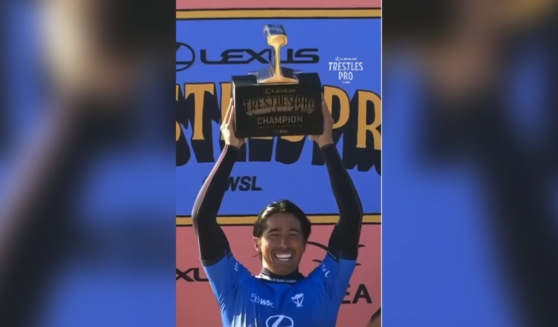 Com direito a virada emocionante, Miguel Pupo é campeão da etapa de Trestles da WSL