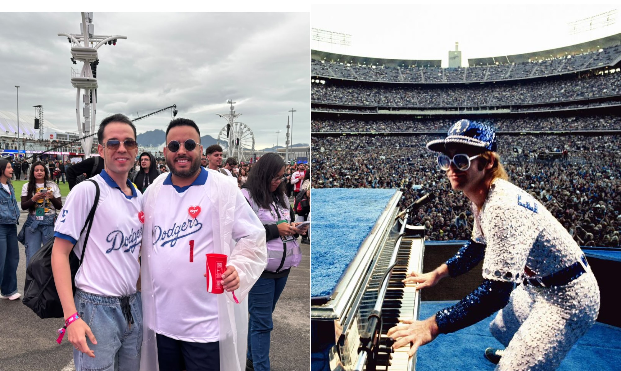 Look histórico cravejado de cristais é febre em dia de show do Elton John no Rock in Rio; entenda a história do figurino - Foto
