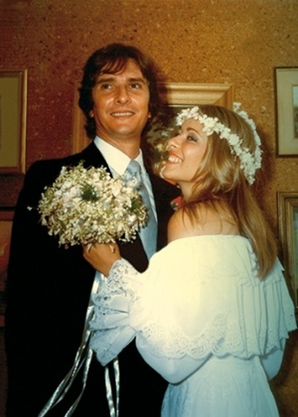 Casamento de Fernando Collor de Mello e Rosane Collor de Mello em 1984 — Foto: Arquivo/Divulgação