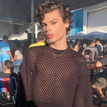 Luigi Tomé é filho da atriz Luiza Tomé — Foto: Instagram