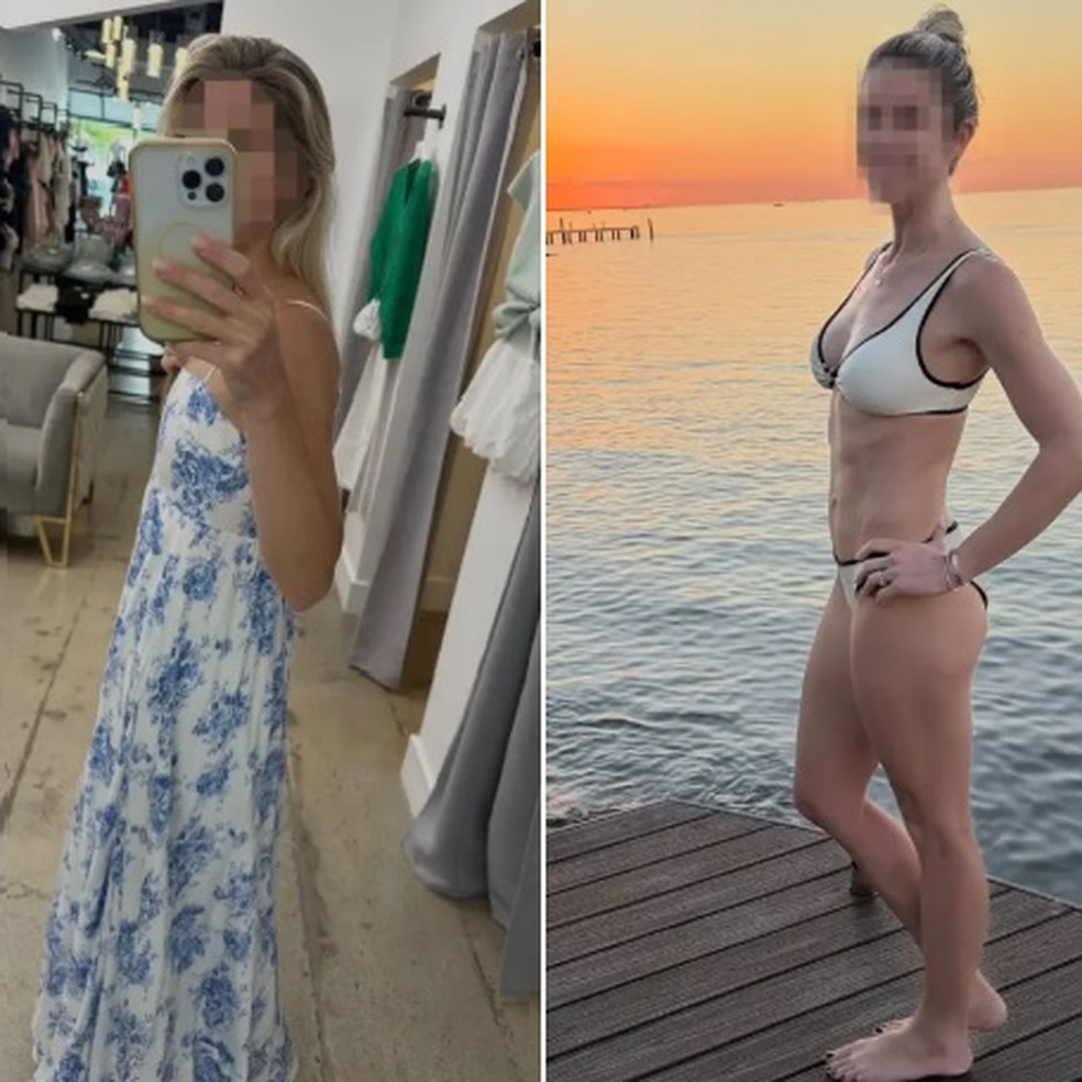 Katrina Daphne turbinou os seios com gordura extraída de cadáveres — Foto: Reprodução