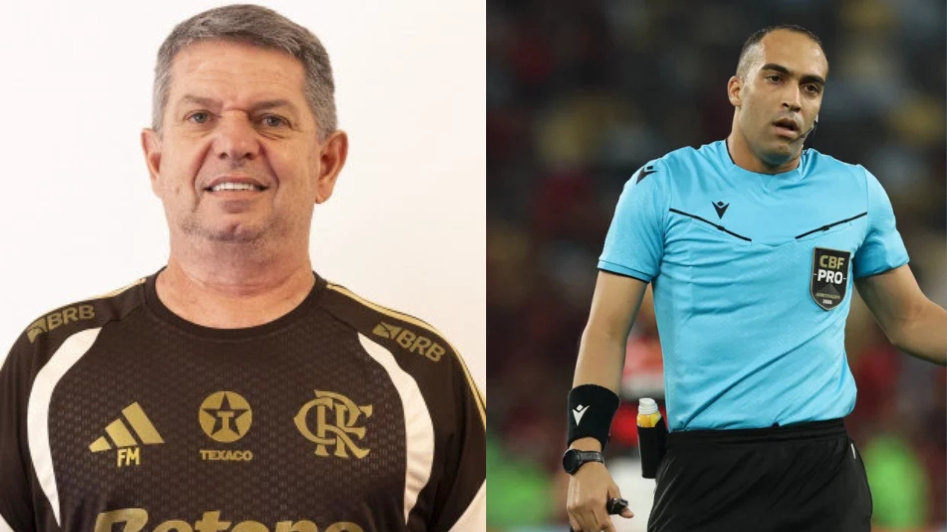 Massagista do Flamengo ameaça árbitro com declaração chocante