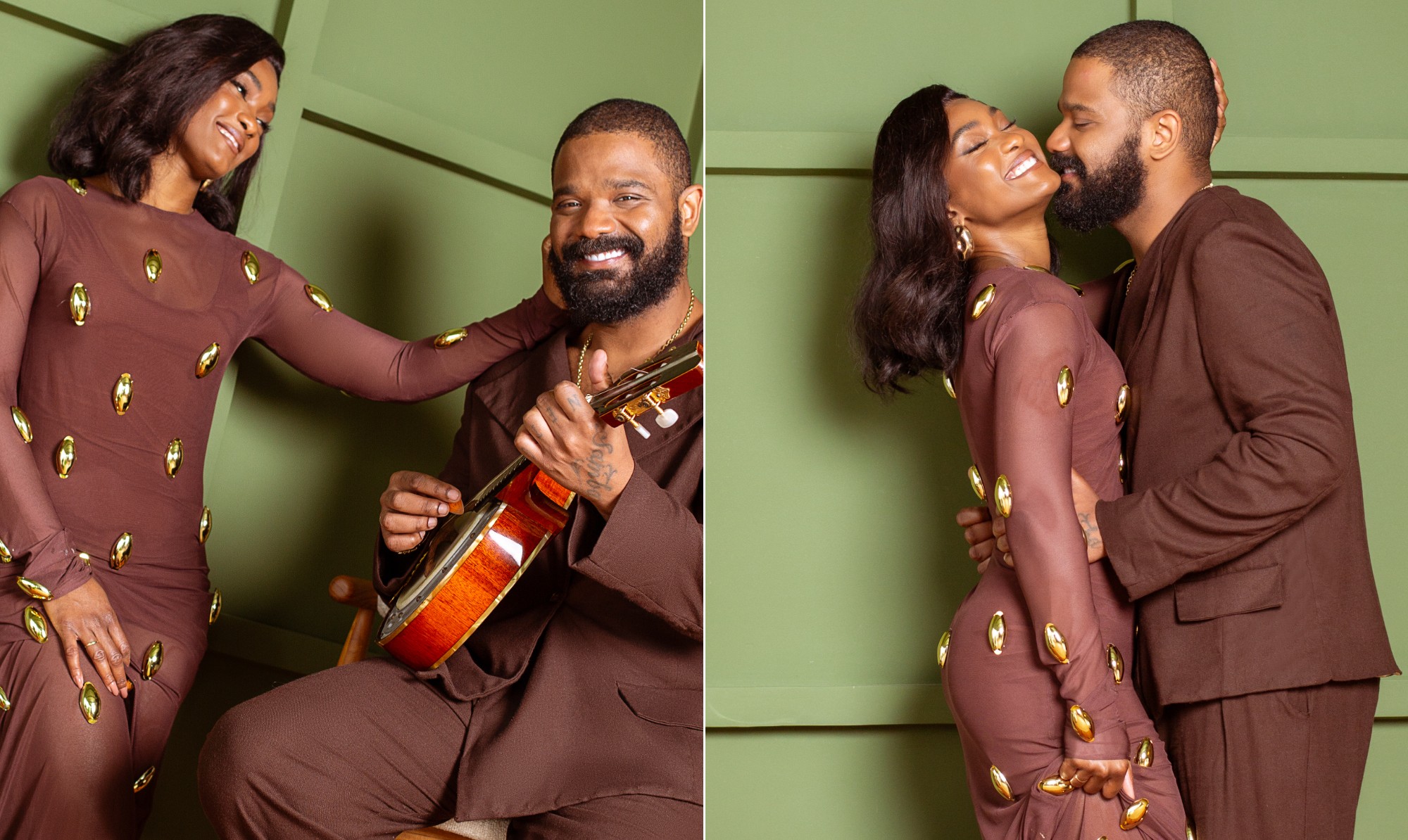 Erika Januza e Arlindinho falam sobre casamento no primeiro Dia dos Namorados juntos