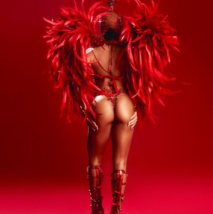 Gkay estreia no carnaval carioca como musa do Salgueiro — Foto: Igor Melo/ div